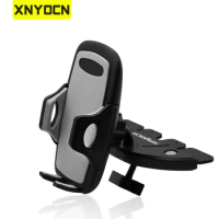 Xnyocn Phone Holder Auto-Scaling Gravity CD Slot Car Cell Phone Stand Car CD Player Smartphone Bracket for iPhone 12 Pro Max
