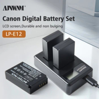 Camera Battery LP-E12 LPE12 LP E12 for Canon Rebel SL1 100D Kiss X7 EOS-M EOS M M2 EOS M10 M50 M100 1600mAh Digital Batteries