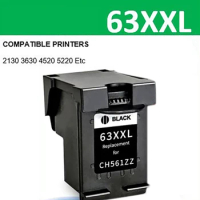 63XXL Cartridges Compatible Black for HP Printer 2130 3630 3830 4520 4650 3632
