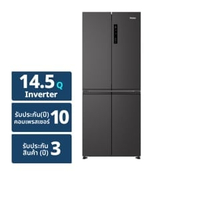 ไฮเออร์ ตู้เย็นอินเวอร์เตอร์ 4 ประตู รุ่น HRF-MD419M MB ขนาด 14.5Q