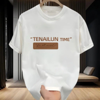 เสื้อยืดผ้าฝ้ายแท้ สำหรับผู้ชาย แขนสั้น อเนกประสงค์ ทันสมัย พิมพ์ลายสร้างสรรค์ อินเทรนด์ tshirt  for
