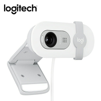 【Logitech 羅技】BRIO 100 網路攝影機 珍珠白【三井3C】