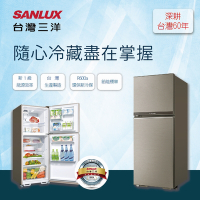 SANLUX台灣三洋 321公升雙門變頻電冰箱 SR-C321BV1B