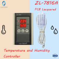 ZL-7816A,12V, Temperature and Humidity Controller, Thermostat and Hygrostat, Lilytech