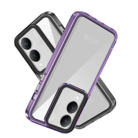 For vivo Y36i 5g Clear Phone Case Transparent Design Shockproof Rear Bumper with a slim, soft TPU