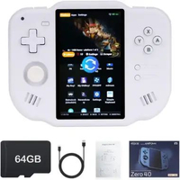 MAGICX Zero 40 64GB Handheld Game Console 4 Inch IPS Retro Portable Game NDS Vertical Arcade Linux S