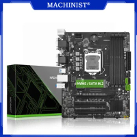MACHINIST B85 Motherboard LGA 1150 Support I7/I5/I3 Celeron/Pentium Xeon E3 Series CPU Processor DDR3 Desktop RAM B85M PRO