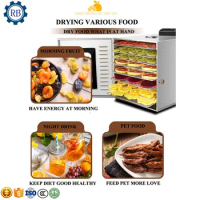 Stainless steel household Food Dehydrator Fruit Dryer Food Drying Machine for sale