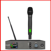 OKMIC UW-107+OK-DPA2 Digital ID Pilot Series Wireless Handheld Microphone System For Stage on Teaching Gathering Promotion