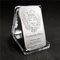 1OZ ounce silver bar silver plated square Commemorative coin