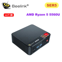Beelink SER5 AMD Ryzen 5 5560U 16GB 500GB 4K Triple Display WiFi6 dp for gaming Home Office Business Mini beelink ser5 mini pc