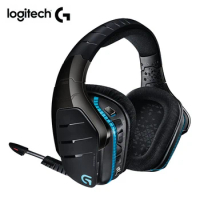 Original Logitech G933 Wired / Wireless 7.1 Surround RGB Gaming Headset Multi-Platform DTS Dolby Headphone for laptop PC Gamer
