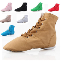 New 2017 Men Women Sports Dancing Sneakers Jazz Dance Shoes Lace Up Dancing Boots Blue Red Black Tan Green White