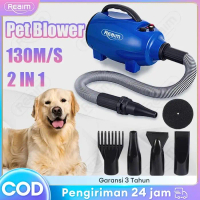 Baru - Reaimγ6Pcs Hadiah GratisγPet Blower Pet Dryer Kucing Blower Anjing Dryer Blower Pengering Ram