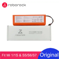 Battery Replacement for Xiaomi Mijia 1 / 1S Robot Vacuum Cleaner S50 S51 S55 S5 Max S6 Pure S7 5200mAh Original Roborock Li-ion