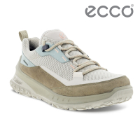 ECCO ULT-TRN W 奥途真皮摩登運動鞋 女鞋 灰綠色/砂礫灰