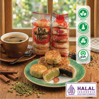[BISA KIRIM INSTANT] Paket Pia Cetak Kacang Hijau + Pia Cetak Kacang Hitam kue bulan Mini halal