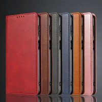 Magnetic Attraction Leather Case for OPPO Reno 2 2F 2Z Reno2 F Z Flip Case Card Holder Cover Holster Wallet Case Fundas Coque