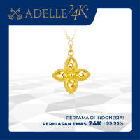 Adelle Jewellery 24K - Clovera Necklace - Kalung Emas 24 Karat