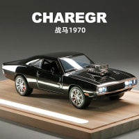 1:24大號道奇戰馬1970跑車仿真合金汽車模型收藏玩具車男孩禮物702