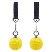 Pull Up Ball with Heavy Duty Strap Non-Slip Hand Exercise Cannonball Grip for Hand Strength Climbing Training Power Grip Ball