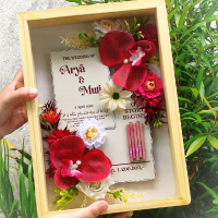 CA3 Mahar Nikah Elegan,  Pigura Jati Belanda