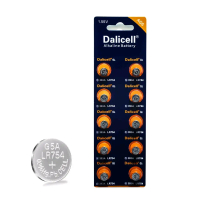 [ 1Lembar ] Batrai Kancing 393A LR754 AG5 1 lembar isi 10pcs dalicell original / Alkaline Battery / 