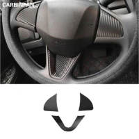 Car Styling Accessories Automobile Steering wheel decorative stickers For Honda Fit / Jazz GK5 3rd GEN 2014 - 2017