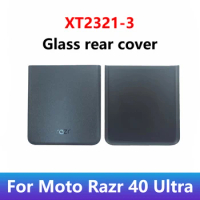 Original Back Cover For Motorola Razr 40 Ultra XT2321-3 Battery Case Hard Bateria Protective Phone Rear Case Replace Parts