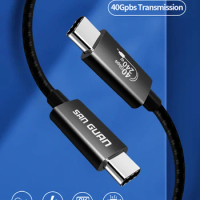 Thunderbolt 4 Gen3 data cable USB fast charging 100W computer phone 40Gb data transmission full function 8K60Hz &amp;100W