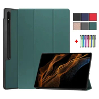 For Samsung Galaxy Tab S9 Ultra Case 2023 14.6 Shockproof Caqa Tablet For Galaxy Tab S8 Ultra 14.6'' Smart Flip PC Tablet Etui