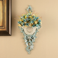 歐式壁掛花瓶花籃墻麵裝飾壁飾掛件居客廳墻飾創意樹脂花盆墻掛