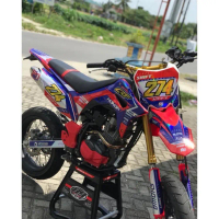 DECAL KLX/GORDON / D'TRACKER /CRF (BISA RUBAH NAMA,NO,WARNA)