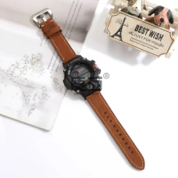 Genuine Leather Watch Band Strap For Casio G-Shock GW- 9400 GW-9300 G-9300 G-9400