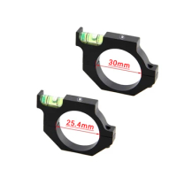 Discovery Rifle Scope Bubble Level 25.4mm/30mm Spotting Airgun Ring Bubble Spirit Level Balance Pipe Airsoft Tube Gun Mount