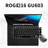 2X Color Clear Silicone Keyboard Protector Cover Skin Guard for ASUS ROG Zephyrus M16 GU603 16" Laptop