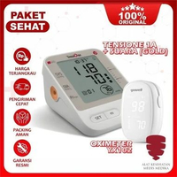 Paket Sehat Tensimeter Digital TensiOne Suara Onemed Oximeter YX 102 Yuwell Ukur Tekanan Darah Tensi