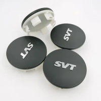 Newest 4pcs X 65mm Car SVT Logo Refit Wheel Center Hub Cap Rim Emblem Badge Cover Sticker for Accessories