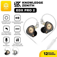 KZ EDX Pro 2 with MIC Single Dinamic Driver In Ear Monitor Earphone IEM Headset USB Type C Crystal