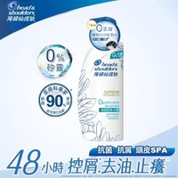 【head&shoulders 海倫仙度絲】0矽靈/無矽靈微米淨透水潤洗髮乳500ML
