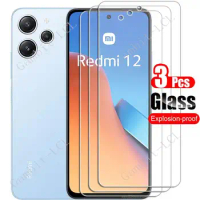 1-3PCS Tempered Glass For Xiaomi Redmi 12R 12 6.79" Protective Film ON XiaomiRedmi12 Redmi12 Redmi12R Screen Protector Cover