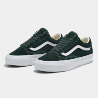 【VANS 官方旗艦】Premium LX Old Skool 男女款墨綠色滑板鞋