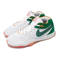 NIKE 耐吉 籃球鞋 Air Zoom G.T. Hustle 2 EP 男鞋 白 綠 Swoosh Squad(DJ9404-103)
