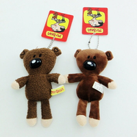 【UNIPRO】卡通 Mr. Bean 豆豆熊 豆豆先生 泰迪熊 14cm 絨毛玩偶 娃娃 吊飾