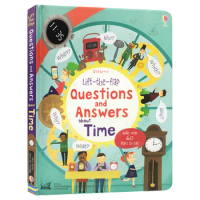 Usborne Questions And Answers About Time, Children's books aged 3 4 5 6, English Popular science picture books, 9781409582168
