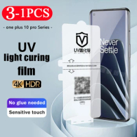 3/2/1Pcs full cover For oneplus 11 10 9 8 7 7T pro UV light curing film ACE 2 phone protective film Not Glass screen protector