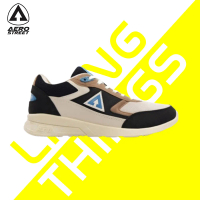 Aerostreet Osaka Vintage Krem Biru Hitam - Sepatu Sneakers Sport Aero