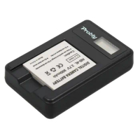 PROBTY 1Pcs NB-4L NB 4L NB4L Li-ion Battery + LCD USB Charger For Canon IXUS 60 65 80 75 100 I20 110