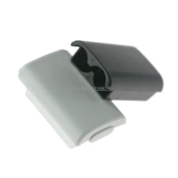 200pcs Battery Cover Shell Case Kit with lable for Xbox360 Wireless Controller battery case black and white