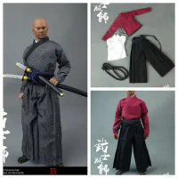 1:6 figure Samurai suit shir+vest+pants doll clothes for 12" Action figure doll accessories.not included doll and other E2755
